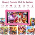 Tablette Tactile Enfants 7 Pouces - SANNUO - Android 11 - 3Go RAM - 32Go ROM - Rose-2