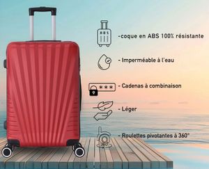 Valise pour enfants 18 pouces l/éger ABS /à roulettes bagages coque rigide gar/çon fille sac de voyage sac /à roulettes motif kart