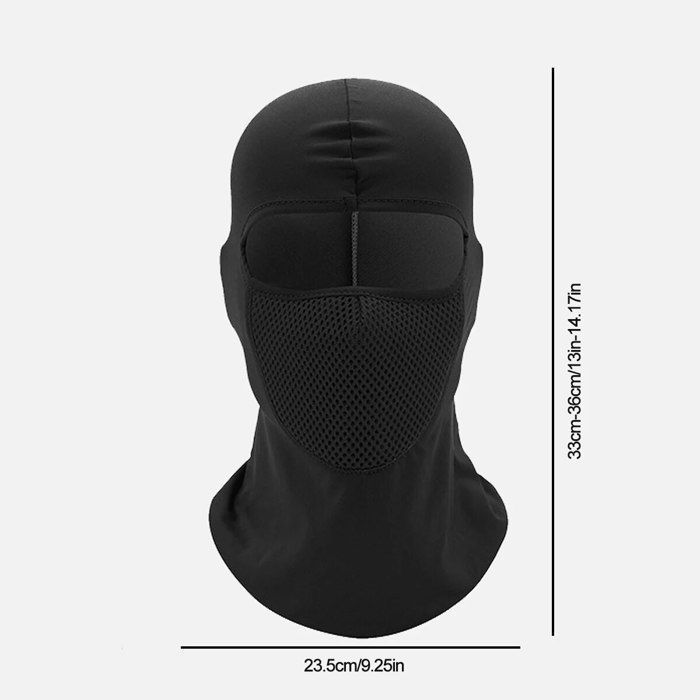 Manufacture13 Balaclava - 3 trous masque de tempête, masque de ski, élastique/étirable, tricoté, adapté pour moto, vélo, ski (Red Hood) - Canada