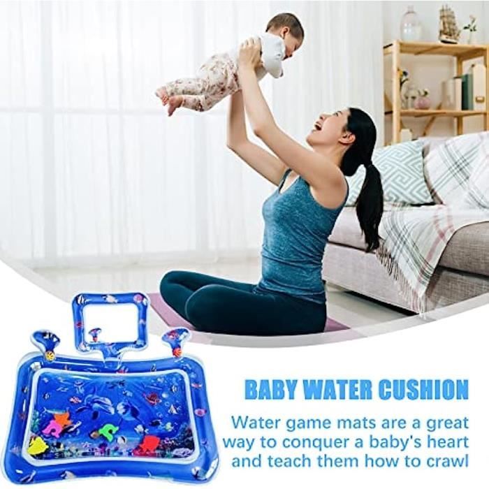 Tapis D'Eau Gonflable Pour Bébé - Jouet Sensoriel 3-12 Mois, Tapis De Jeu Éducatif Imperméable