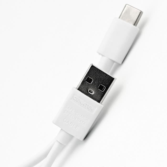 Câble 1M USB C 60W/3.1A PD vers USB C compatible Xiaomi Redmi Note 13 Pro+  Cordon de Synchronisation et de Transfert Ultra rapide