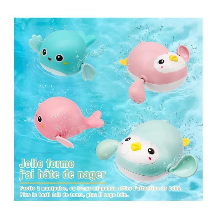 VI AI Jouet De Bain Baleine à Jet LED - Lumineux Et Amusant Pour Bébé
