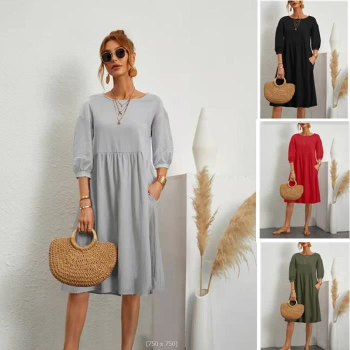 Robe tunique fluide femme cheap