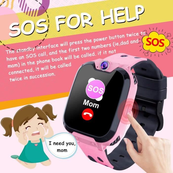 YENISEY Montre Connect e Enfant Lecteur de Musique T l phone et