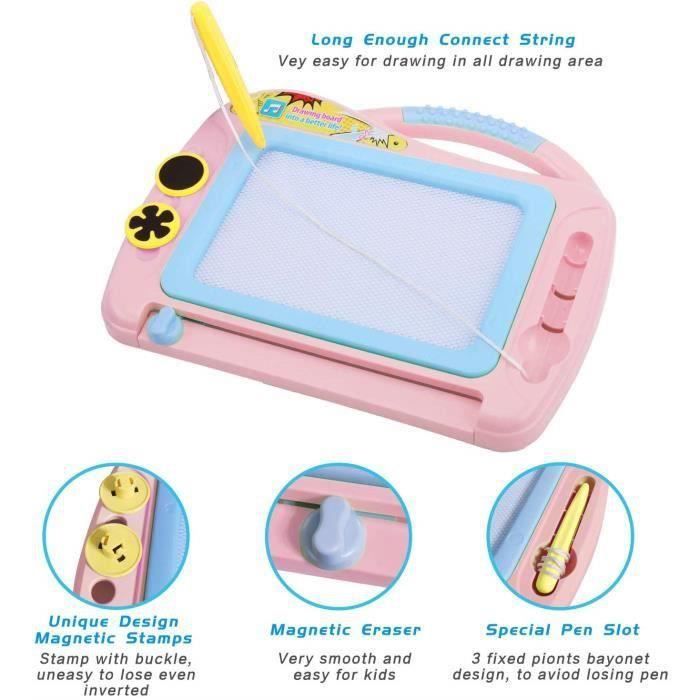 Lot De 12 Mini Ardoises Magnétiques Effaçables – 10x8,5 Cm – Avec Stylo Et Porte-clés – Cadeau Enfant 3+