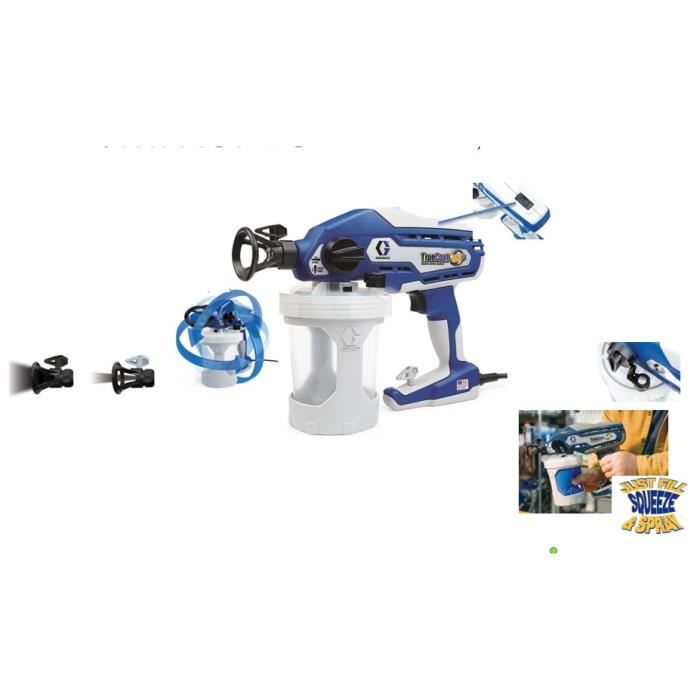 Magnum by Graco - Pistolet à peinture Airless 2 vitesses et 2 buses 90 bars  - A5 COMPACT DS - Cdiscount Bricolage