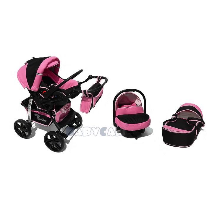 Chipolino Landau Estelle - Poussette Bébé - 2 en 1 - Landau avec berceau et  siège 