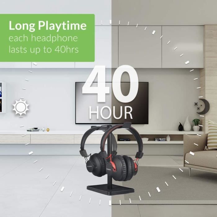Casques TV sans Fil Avantree HT41899 Bluetooth 5.0 Regardez la TV a deux sans deranger Technologie a faible latence Cdiscount Informatique