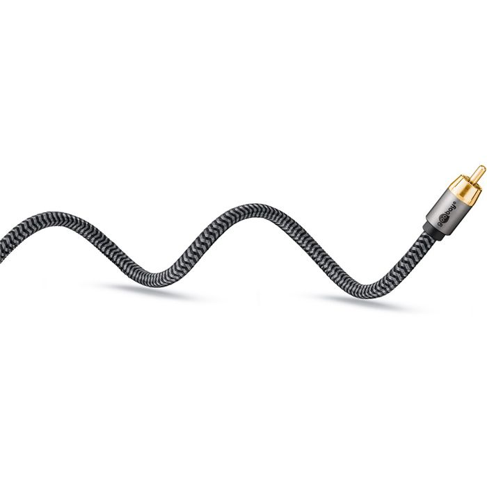 Goobay 65297 Câble RCA Mono 3m / Câble Audio Pour Subwoofers