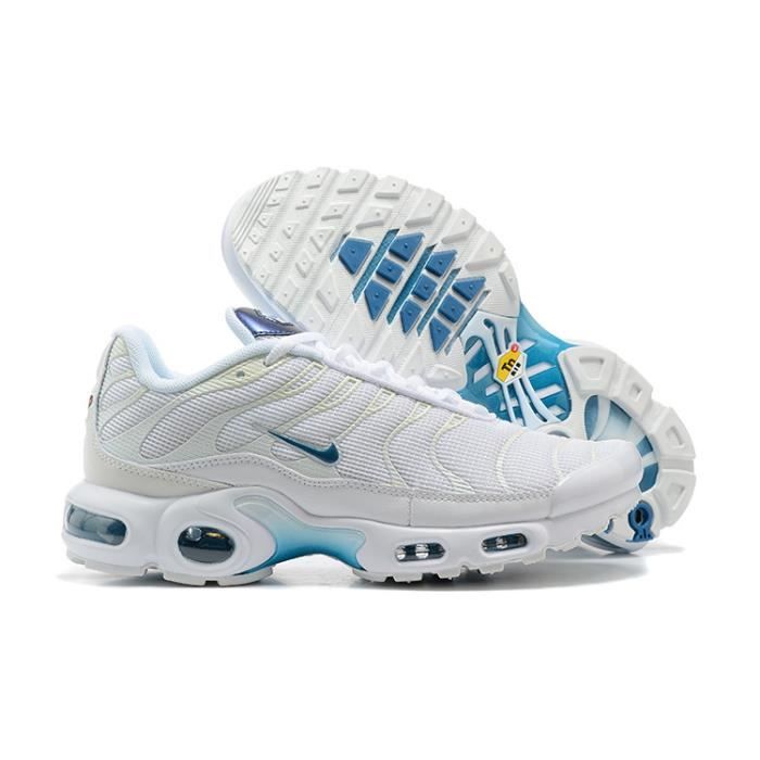 Nike blanche sale et bleu homme