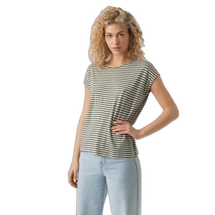 T shirt rayures femme Vero Moda Ava Plain laurel wreath S