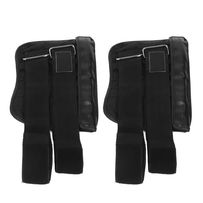 Paire De Poids De Cheville Réglables 10 Lbs (5 Lbs Par Cheville) - Pour Fitness, Running, Musculation - Homme Et Femme