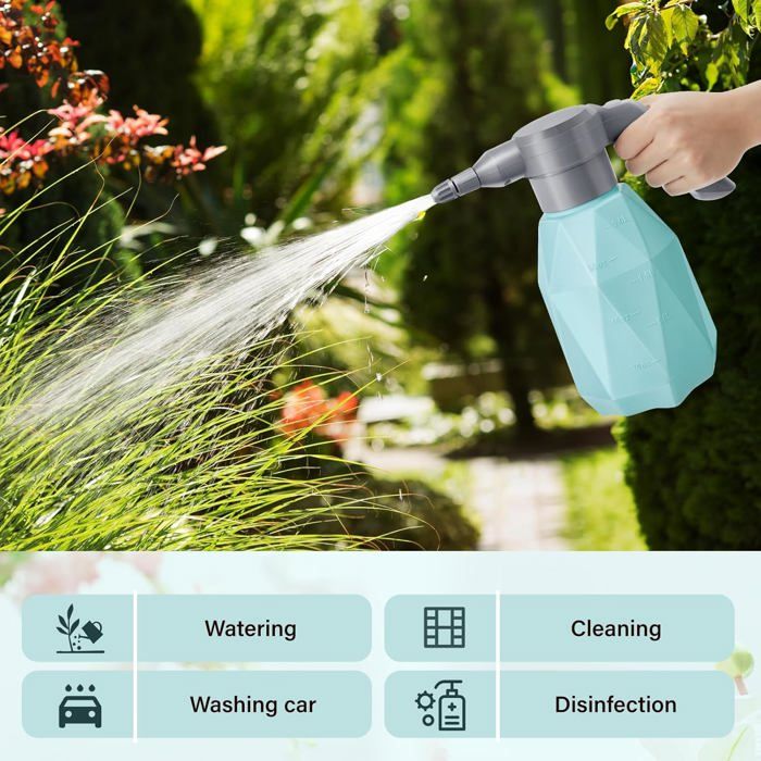Pulvérisateur électrique Rechargeable 2L - Arrosage Plantes, Lavage Auto - Bec Réglable 360° - 8