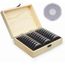 Coin Collection Box pour Pi/èces Comm/émoratives Porte-Monnaie Case pour Rangement Pi/èces De Monnaie Funihut 100 Pi/èces Capsules De Monnaie Bo/îte De Rangement en Bois