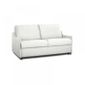 Canapé Convertible Cuir Blanc 2 Places
