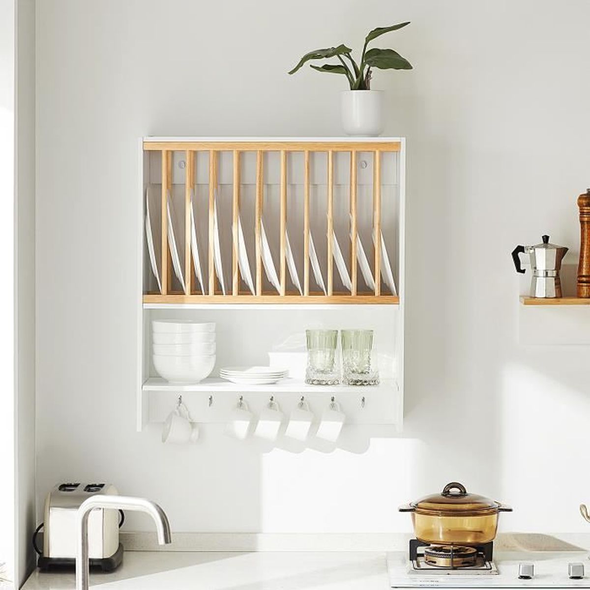 25Cm Égouttoir À Vaisselle, Porte-Assiettes, Rangement D'Assiettes
