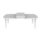 Table Extensible Atlantic 6/12 personnes couleur Blanc - SHAF - Design - Plastique - Résine