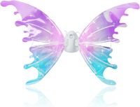 KIT DE DECORATION Ailes d'ange, Ailes de fée lumineuses à LED, Ailes de papillon électriques pour adultes et enfants