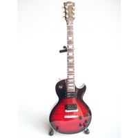 Guitare miniature Axe Heaven - Gibson Les Paul "vermillon"- Slash