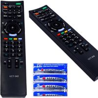 Télécommande Sony Bravia TV UCT-402 RM-ED035 KDL-32EX401 + piles GP Super LR03 LR3 AAA 1,5V