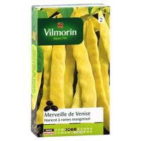 VILMORIN Haricot Merveille de Venise Sachet de graines - Mangetout beurre