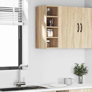 Kaiyzo Supports Réglables pour Meubles Suspendus, Lot de 4, Kit de Fixation Murale Haute Résistance pour Meubles Hauts de Cuisine, Blanc