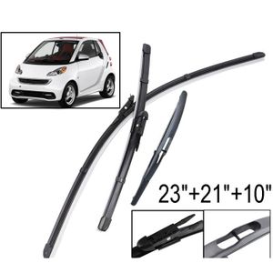 Micvtve Pour Smart 451 Fortwo 2009-2015 en Fiber De Carbone Voiture Porte  Extérieure Poignée Couverture Décor Autocollant Accessoires : :  Auto et Moto