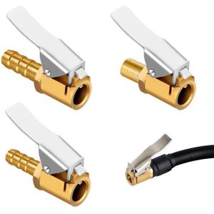 iSpchen Adaptateur De Valve De Pneu De Voiture,Mandrin De Gonflage Des Pneus,Car Tire Air Chuck,Embout Pour Compresseur Laiton Pneumatique 