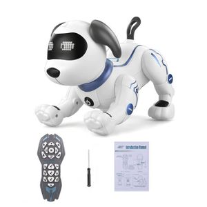 ROBOT - ANIMAL ANIMÉ K16a - Robot électronique pour chien cascadeur, jouet pour chien télécommandé, commande vocale, programmable,