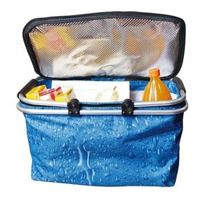 Table de camping pliant pliable avec Isotherme Refroidisseur panier alimentaire /& Sac de voyage