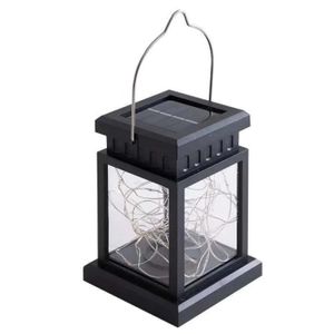 lampes suspendues de lanterne ext/érieure /étanche pour la d/écoration de No/ël et la f/ête Lanterne ext/érieure solaire jardin lumi/ères 2 pi/èces