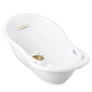 BAIGNOIRE  Baignoire bébé thermomètre Blanc Biche 86 cm