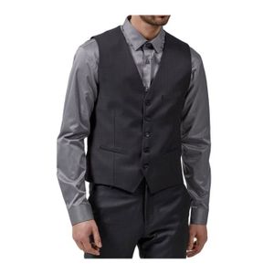 gilet de costume gris