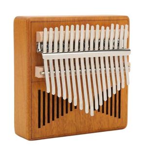 KALIMBA Chuntin-Piano à pouce 17 touches 17 Key Thumb Piano Portable Acajou Kalimba Finger Musical Instrument Kit pour débutant
