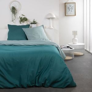 Microfibre kl-Bleu SLEEP TIME Housse de Couette 200 x 220 cm 14024871 