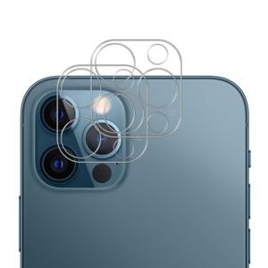 Protection en alliage métallique des objectifs photo pour Apple iPhone 13  Pro/13 Pro Max, Argent Sidéral