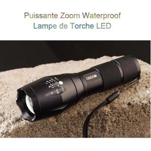 LAMPE DE POCHE Ywei Puissante Zoom Waterproof Lampe de Torche LED