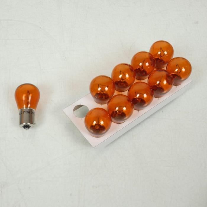 Ampoule de clignotant T13 12V 10W orange - pièce équipement