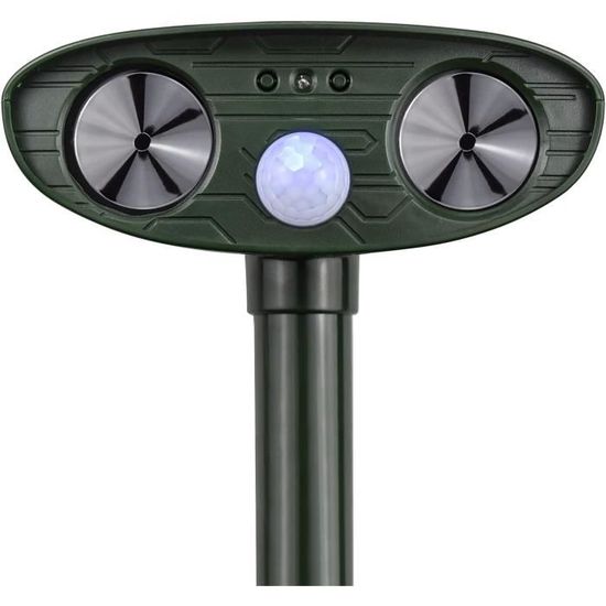 Répulsif à Ultrasons Solaire Pour Chats, Chiens, Rongeurs - 4 Modes, Détecteur De Mouvement, étanche - 13