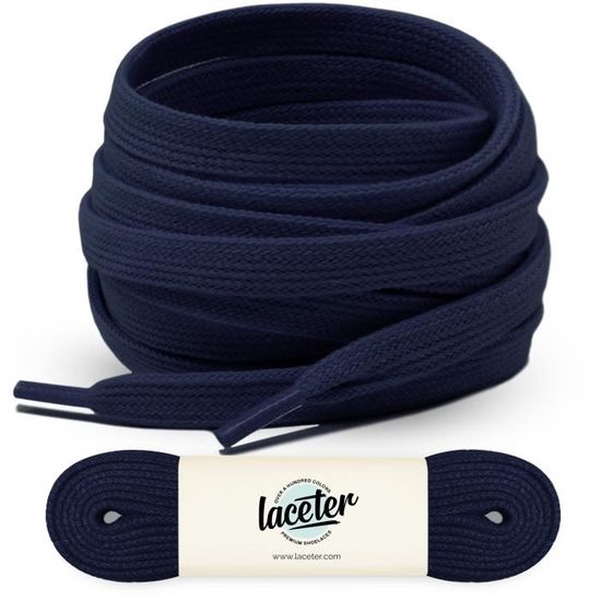 Lacets bleu 2025 marine 120cm