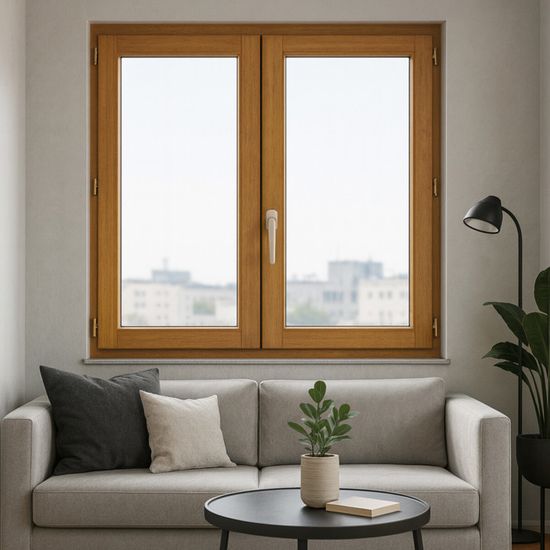 Fenêtre Bois 2 Vantaux – H105 X L110 Cm – Double Vitrage – GD Menuiseries