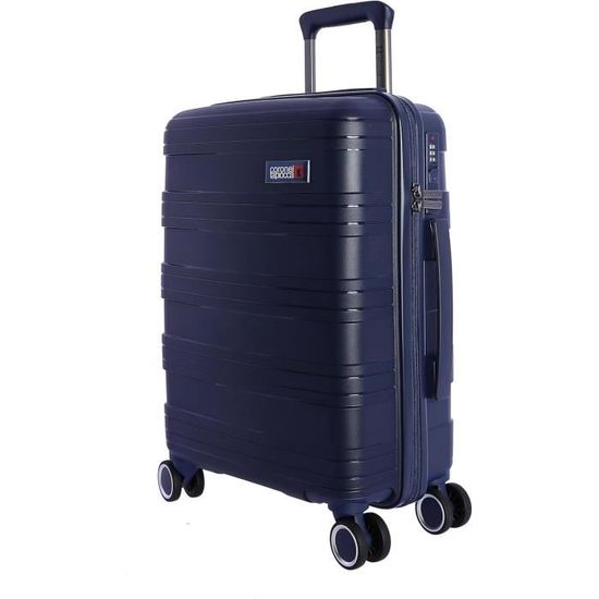 Valise Cabine 4 Roues Rotatives 55x40x20 Cm - Coque Dure - Capacité 40L - Plusieurs Couleurs