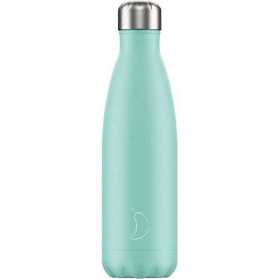 BOUTEILLE ISOTHERME - VERT PASTEL 500 ML - CHILLY'S