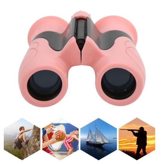 Jumelles Pour Enfant,Jumelles Enfant,Grossissement 8X21,Cadeau Enfant 3-12 Ans Garcon Fille,Jeux Exterieur Enfant Jouet Enfant,Garçon Exploration Enfant Jouet Exterieur Enfant Loupe Boussole Enfant