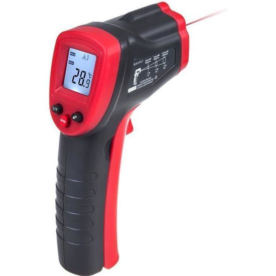 Thermomètre Infrarouge Sans Contact - Pistolet à Laser - Mesure Température à Distance - Pour Cuisine, Mécanique...