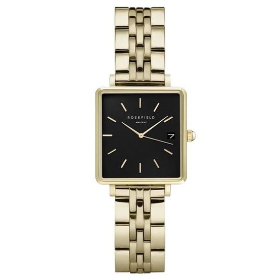 Montre rosefield sales noir femme