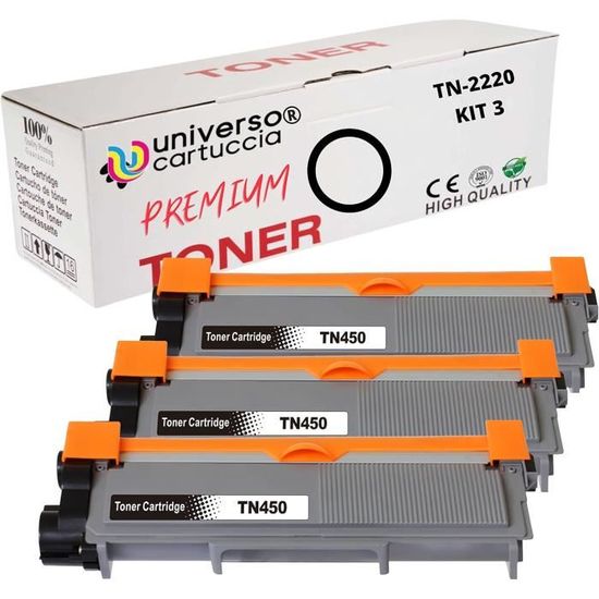 Compatibile DR2200 Tamburo & TN2220 Toner per Brother DCP-7055, 7055W, 7057, 7060D, 7065DN, 7070DW, HL-2130, 2132, 2135W, 2240, 2240D, 2250DN, 2270DW, MFC-7360N, 7460DN, 7460N, 7860DW, FAX-2840, 2845