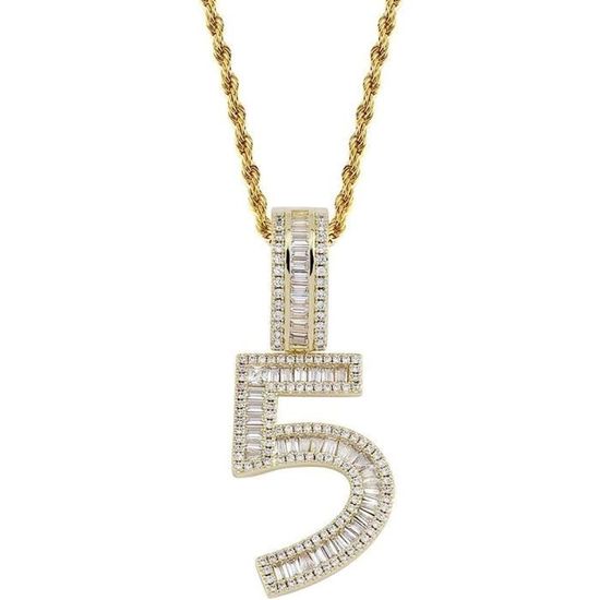 Pendentif croix cubaine Hip Hop en argent sterling 925 pour hommes et