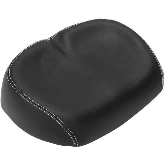 Selle de vélo Selle Confort Dames/Gens - Mousse Unisexe Blanc
