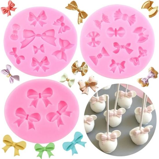 Lot De 3 Moules En Silicone Sapin De Noël - Pour Plâtre, Résine, Décorations DIY, Tailles Différentes